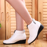 Women 2023 New Zipper Ankle Boots Women Warm Fur Casual Snow Boots Female Non Slip Comfort Short Boots Mujer