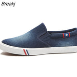 Sneakers Mens Casual Shoes Summer Canvas Shoes Slip on male Flats Breathable Loafers Men Trainers