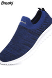 men sneakers light fashion casual shoes slip-on comfortable women pink couple shoes large size gray without