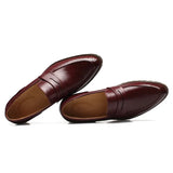 Men Shoes Leather Men's Dress Shoes Luxury Mens Business Oxfords Formals Shoes Classic Gentleman Shoes for
