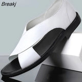 Summer Men's Sandals 2023 Casual Beach Men's Casual Shoes High-quality Leather Men's Sandals