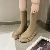 Women Thigh High Boots Women Casual Plush Knee Boots Brand Designer Zip Ladies Leather Long Boots White Mujer Shoes