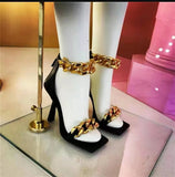 Breakj 2023 New Chain High-Toe Sandals Designer