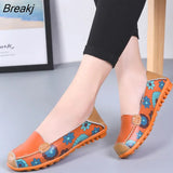 Women Casual Shoes 2022 Fashion Print Flat Shoes Women Comfort Casual Shoes Ladies Plus Size Slip-on Shoes Zapatos Para