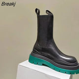 New Boots Platform High Boots Chelsea Boots for Men and Women High Top Boots 35-40