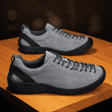 Men's Shoes Genuine Leather Outdoor Non-slip Sneakers Breathable Large Size Casual Shoes Fashion Flats Boat Shoes Men