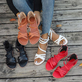 Woman 2024 Trend New Rome Sandals Summer Women Casual Flats Beach Slippers Walking Sandals Outdoor Brand Slides