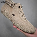 Men Sneakers 2022 New Casual Shoes Male High Top Sneakers Winter Warm Designer Fashion Loafers Lace Up Shoes Men