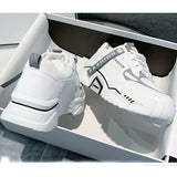 Reflective Platform Sneakers Women Shoes Korean Lace Up Sport Chunky Sneakers Mixed Color Women's Casual Vulcanize
