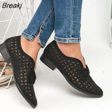 New Fashion Bowtie Pointed Toe Women Flats Spring Shoes for Woman Platform Slip on Loafers Leather Drop Shipping