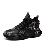 Men Sneakers Running Boots Fashion Outdoor Jogging Sports Shoes Mesh Breathable Cushioning Black Basket Footwear Male Big