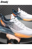 Mens Running Shoes Air Cushion Sneakers Trainers Outdoor Male Sport Shoes for Men Weave Breathable Lace Up Casual Men's