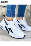 Sneakers Spring and Autumn New Lace Up Wedge Platform Shoes 2023 Outdoor Fashion Air Cushion Casual