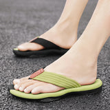 Summer Men Flip Flops Beach Sandals Anti-slip High Quality Men Shoes Trendy Men Beach Slipper Big Size