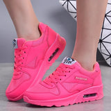 Air Wedge Platform Sneakers Women Korean Lace-up Casual Sports Shoes for Women's Size 34-44 Non Slip Travel