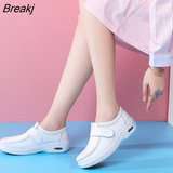 Women's Shoes Simple and Fashionable Small White Shoes Autumn and Winter New Style Nurse's Single Shoes Thick Soled Shoes