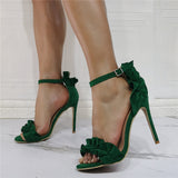 Breakj Fine High Heel Flower Size 47 Banquet High Heel Sandals