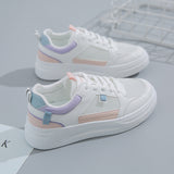 Breakj Shoes Women 2025 Spring New Board Shoes Women Breathable Leather Face Small White Shoes Women Korean Version Versatile Ins Single Shoes