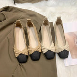 Shoes Ladle Shoes Soft Soles Evening Wind Gentle Mary Jane Women's Shoes 2024 New Spring Shallow-Mouthed Grandma