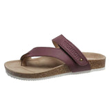 of Womens Summer 2023 Fashion Flat Roman Women Sandals Orthopedic Flip-flops Slippers Ladies Set-toe Platform Beach