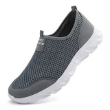 Sneakers Men Summer Running Shoes Breathable Mesh Lightweight Walking Casual Shoes Slip-On Men's Driving Zapatillas