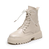Martin Boots White 2024 New Summer Thin Retro Large Size Korean Version Handsome Locomotive Short