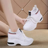 Womens Sneakers Women's Designer Shoes Tennis Female Woman Fashion Trainers Heels Summer Autumn PU Fabric Retro