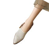 New Office Casual Women Pumps Fashion Hollow Middle Heel Slingbacks Shoes Woman Spring Summer