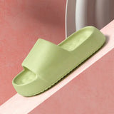 Candy Color Eva Slippers for Women Soft Sole Indoor Home Slippers Woman Non Slip Bathroom House Shoes Couple Cloud