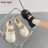 Lolita Shoes Sweet Mary Janes Woman platform shoes Japanese Style Fashion Cute Party Jk Shoes for Girls Zapatos