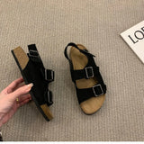 Fashion Sandals Women Flat Sandals Rome Flats Clip Toe Beach Sandals Female Summer New Shallow Shoes for Women