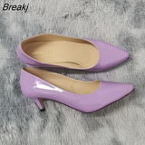 Classic Sexy Pointed Toes 5cm Low Med Kitten High Heels Women Pumps Shoes Spring Brand Design Dress Wedding