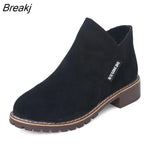 Women Boots 2022 Autumn Winter Boots Female Shoes Brand Ladies Ankle Boots Heels Shoes Woman Suede Leather