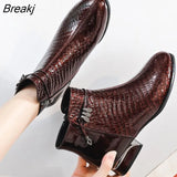 Fashion Women Boots Pointed Toe Genuine Leather Ankle Boots 2022 Winter Warm Fur Plush Women Shoes Big Size