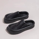 Platform Green Woman Slippers Fashion Women Summer Shoes Designer Flip Flops Outdoor Beach Slippers Flat Leather