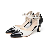 damskie women fashion spring slip on office heels lady cute sweet comfortable high heel shoes female cute shoes