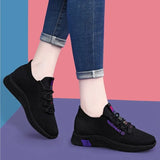 Women's Casual Sports Shoes Outdoor Tennis Shoes Lightweight Non-slip Breathable Sneakers Soft Walking Shoes Zapatillas De