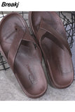 Arrival Summer Men Flip Flops High Quality Beach Sandals Anti-slip Zapatos Hombre Casual Shoes