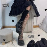 Dropship Sweet Lolita Style Gothic Cosplay Black Pink Cozy Wedges Mary Jane High Heels Pumps Platform Shoes Woman