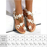 For Women Sexy Sandals Ladies Flat Shoes Sweet Bohemian Sandals Summer Breathable Casual Beach Slippers