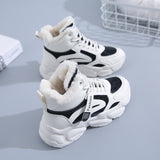 Breakj Boots Women 2024 New Winter Women's Shoes Short Tube Warm Cotton Shoes With Velvet And Thick Women's Boots Martin Boots