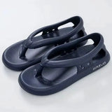sandals Flip-flops, men and women can wear anti-skid wear-resistant jacketed thick slippers in summer