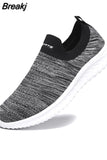 men sneakers light fashion casual shoes slip-on comfortable women pink couple shoes large size gray without
