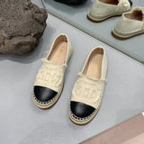 Shoes Women's 2024 New Summer Casual Flat Bottom Baotou Half Slippers Shoes for Women Designer