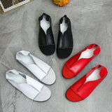New Large Size Women's Shoes Round Toe Shallow Mouth One Pedal Flat Casual Single Shoes Women Shoes for Women