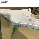 Shoes Men's New Casual Shoes Leather Men's Leather Shoes Soft Cowhide Breathable Business Men's Shoes Peas Shoes