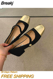 Retro Elegant Round Toe High Heels Women's Fashion New Spring and Summer Muller Shoes Women's White Loafer Women's