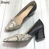 Small Fresh Two Wear Single Shoes 2023 Fall New Thick with Shallow Mouth Womens Shoes Elegant Square Head High