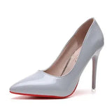 Sexy Women's Pumps 10CM Pointed Toe Shallow Mouth High Heels 2023 New Office Black Women's Singles Shoes Plus Size 42