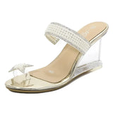 Wear Outside Summer Slippers Candy Color Sandals Ankle Strap 8CM Walk Show Super High Heels Peep Toe Wedding Women